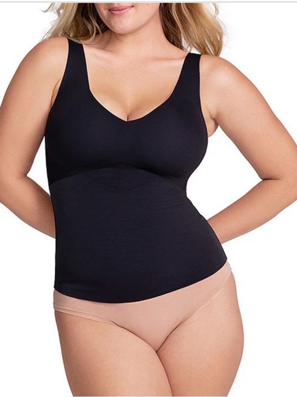 HONELOVE LiftWear Tank Black Shapewear Size 3X Sculpting Compression Top